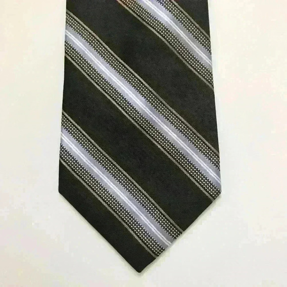 Michael Kors Navy SP Core Stripe Neck Tie - Picture 2 of 10